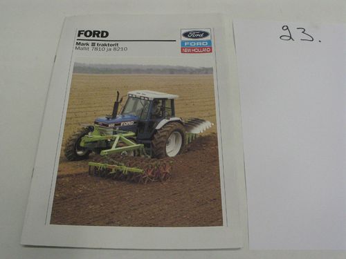 Ford Mark III traktorit 7810 ja 8210 Kirja 23