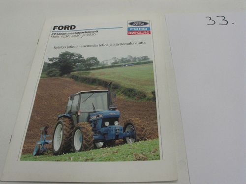 Ford 30-sarjan maataloustraktorit Kirja 33