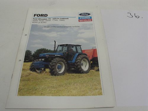 Ford 40-sarjan 75-125hv traktorit Kirja 36